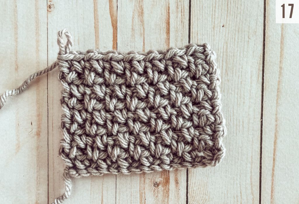 Moss Stitch Dish Towel  Easy Crochet Tutorial 