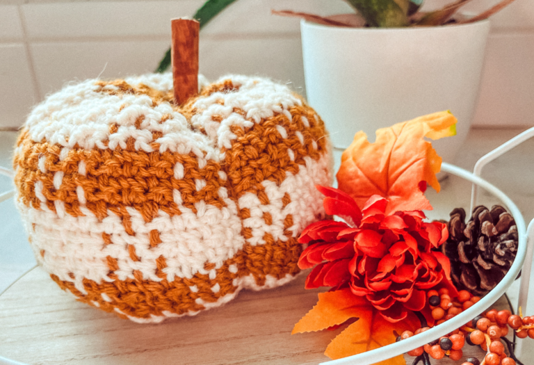 Easy Plaid Crochet Pumpkin Free Crochet Pumpkin Pattern Tiny Couch